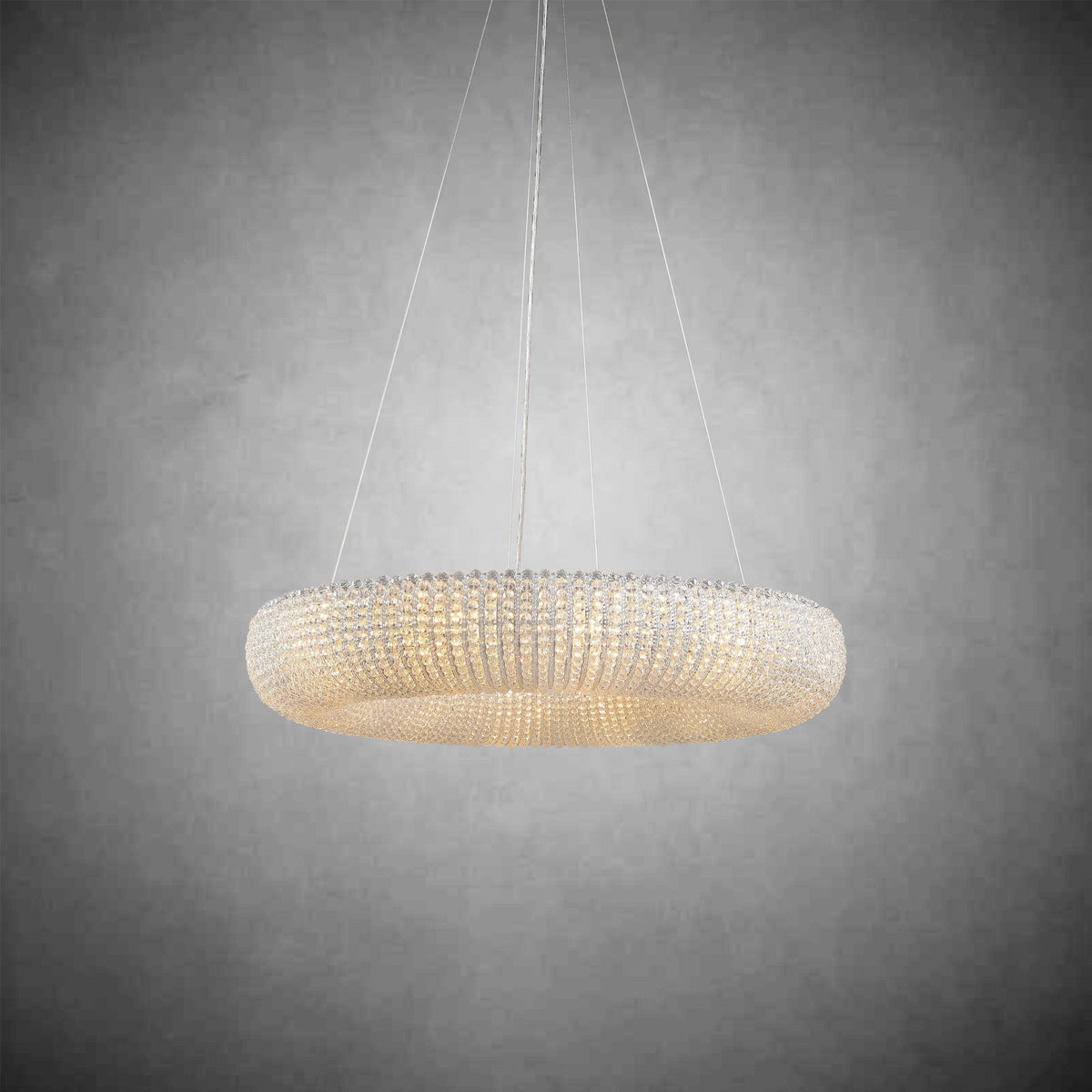 Halos Crystal Round LED Chandelier 32"41''59''72''