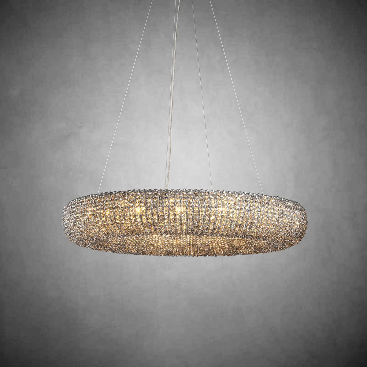 Halos Crystal Round LED Chandelier 32"41''59''72''