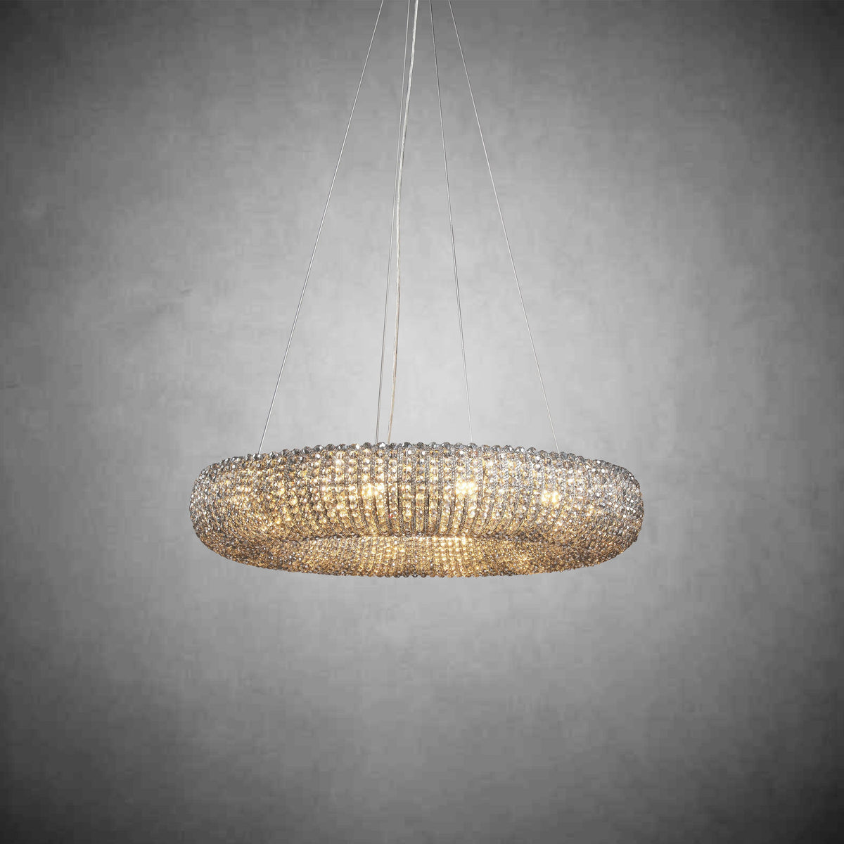 Halos Crystal Round LED Chandelier 32"41''59''72''