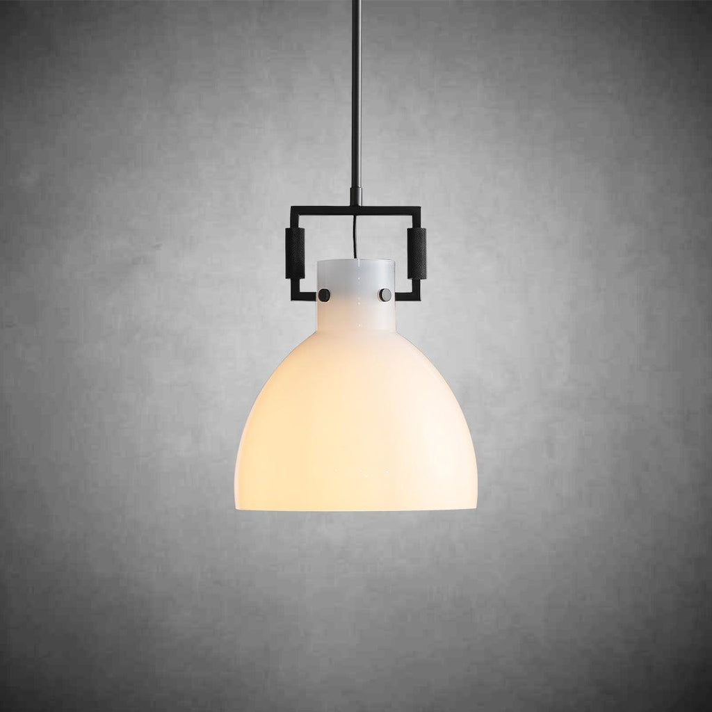 Machine Milk Glass Cloche Pendant 10''14''18''