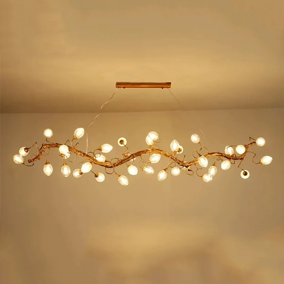 Glass Egg Art Clear Bubble Chandelier for Dining Room/Kitchen Island/Living Room