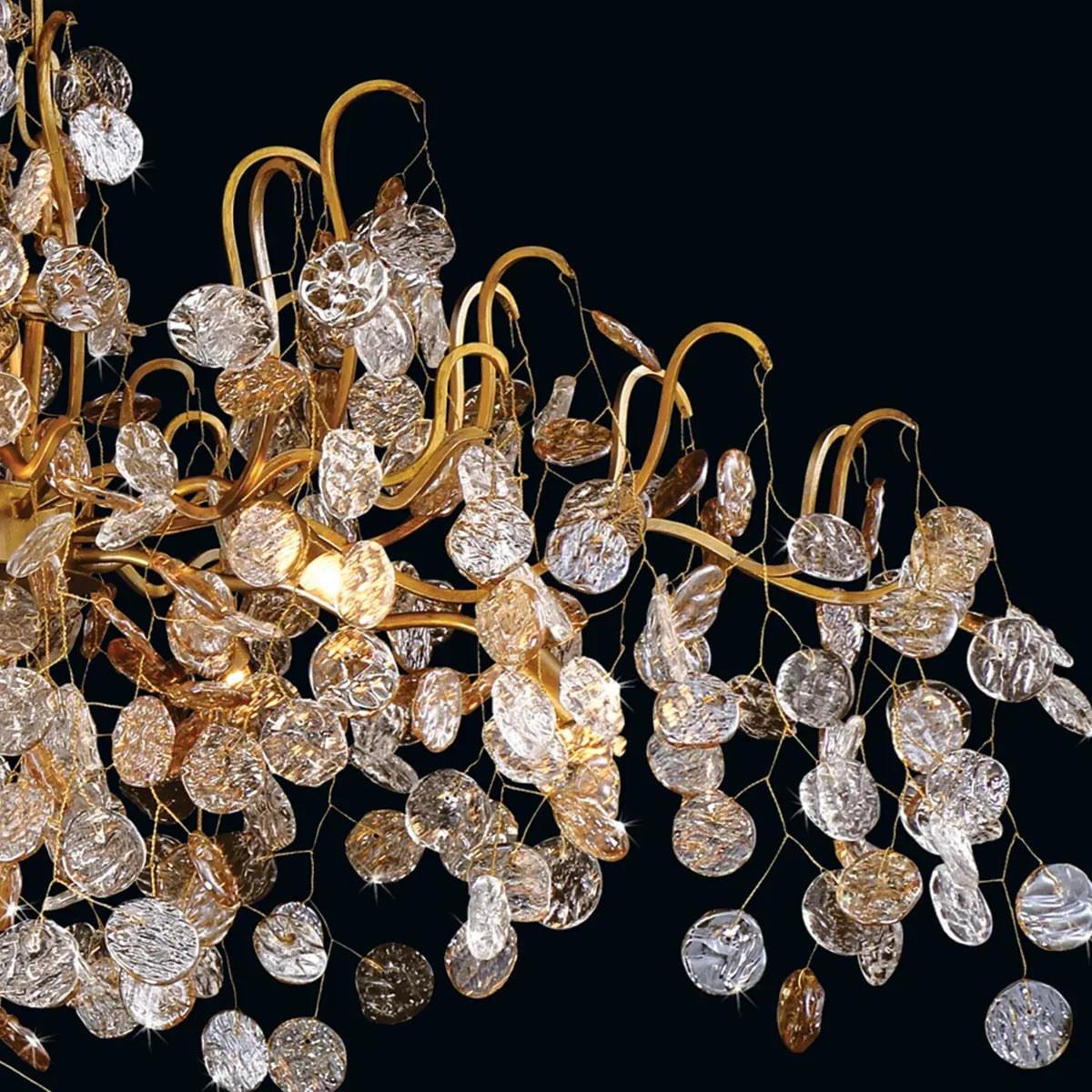 Campo Linear Chandelier 10 Light 45"W