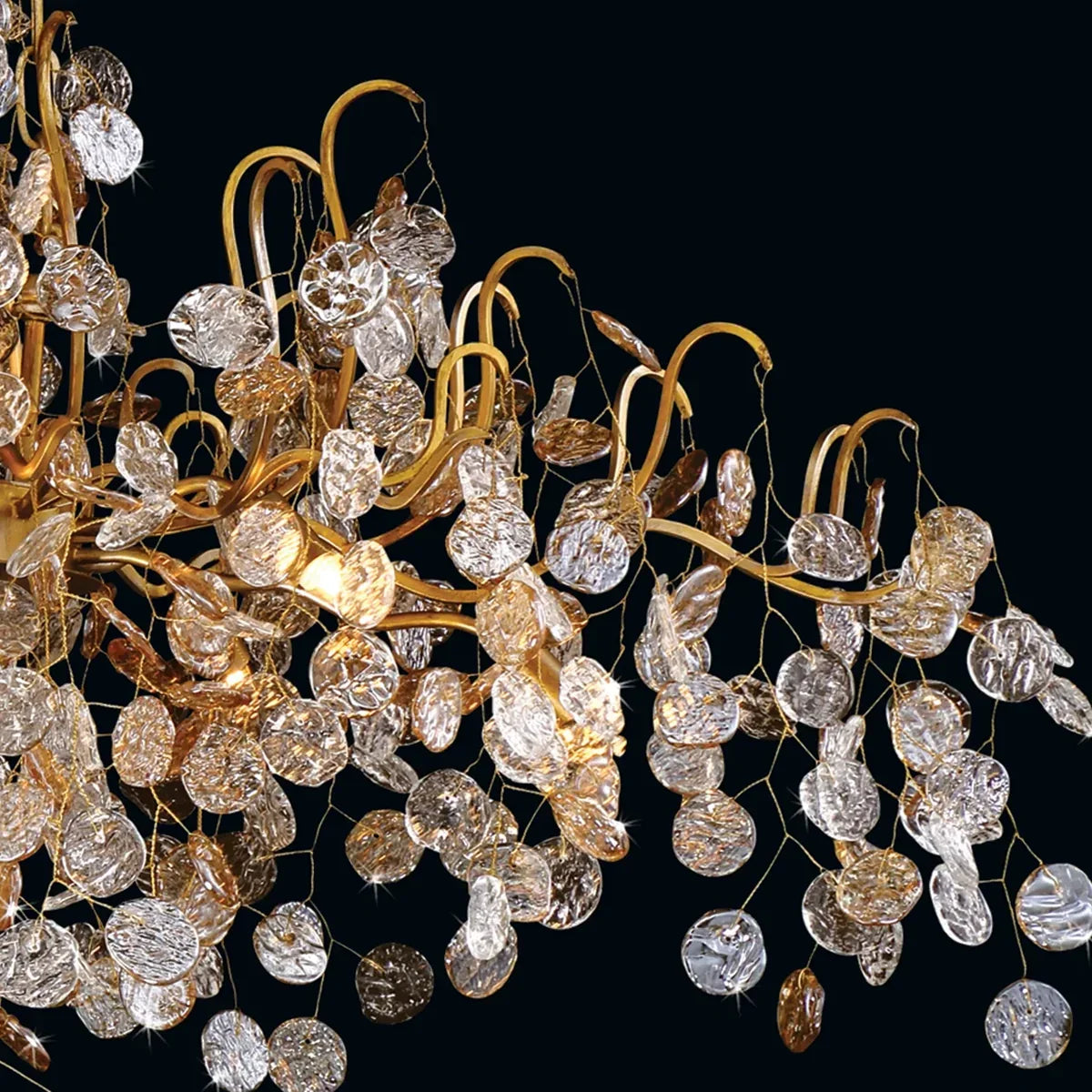 Campo Round Multi-tier Chandelier 33Light 47"W