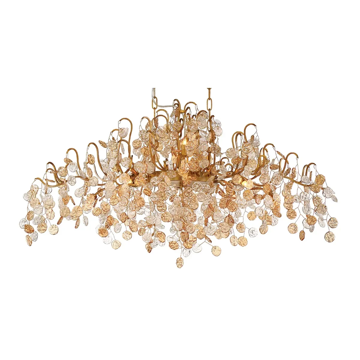 Campo Linear Chandelier 10 Light 45"W