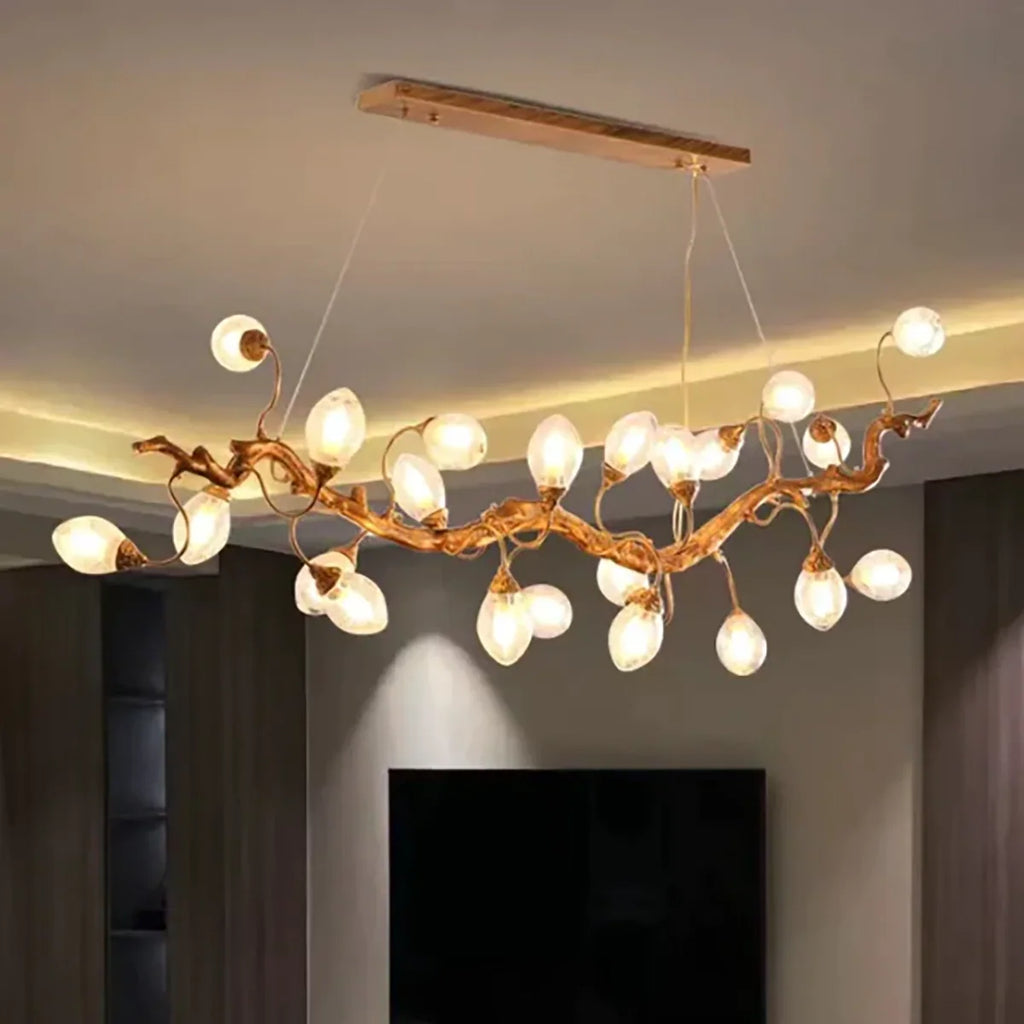 Glass Egg Art Clear Bubble Chandelier for Dining Room/Kitchen Island/Living Room