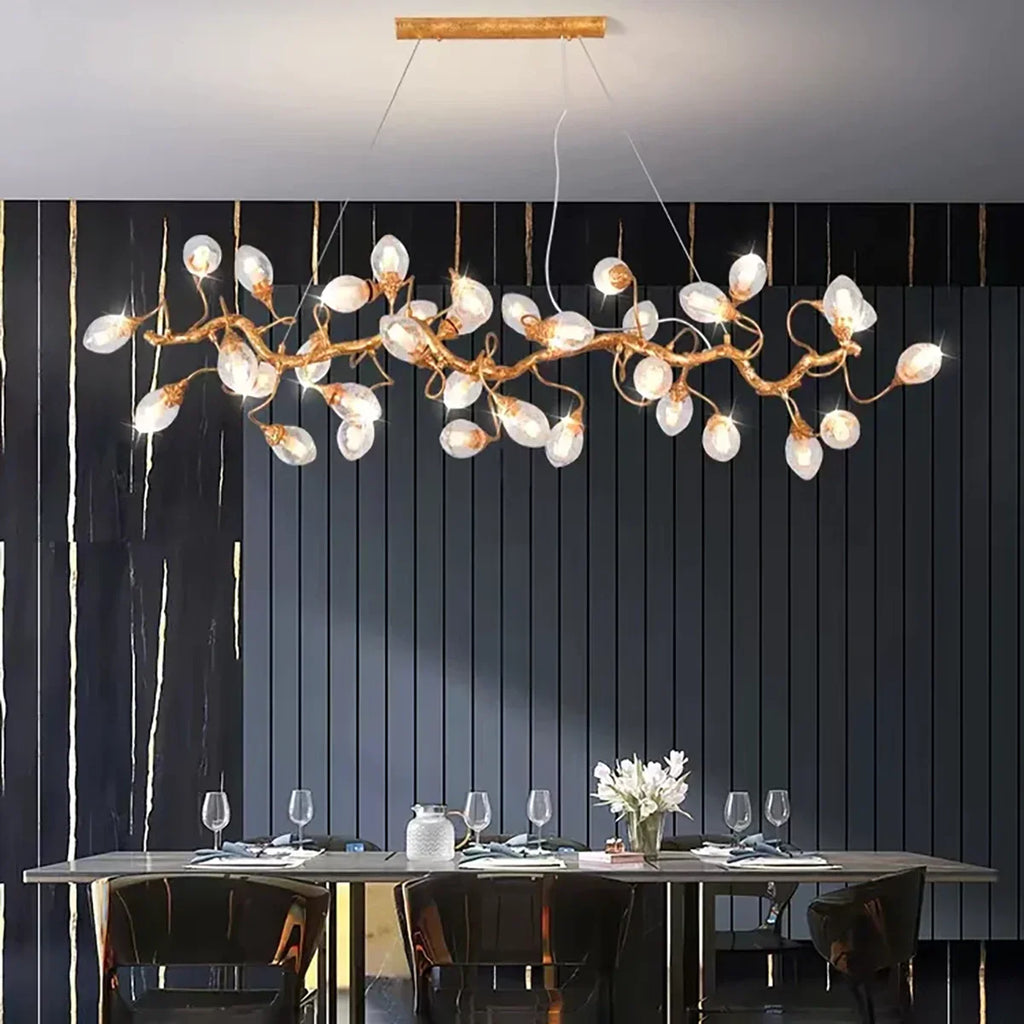 Glass Egg Art Clear Bubble Chandelier for Dining Room/Kitchen Island/Living Room