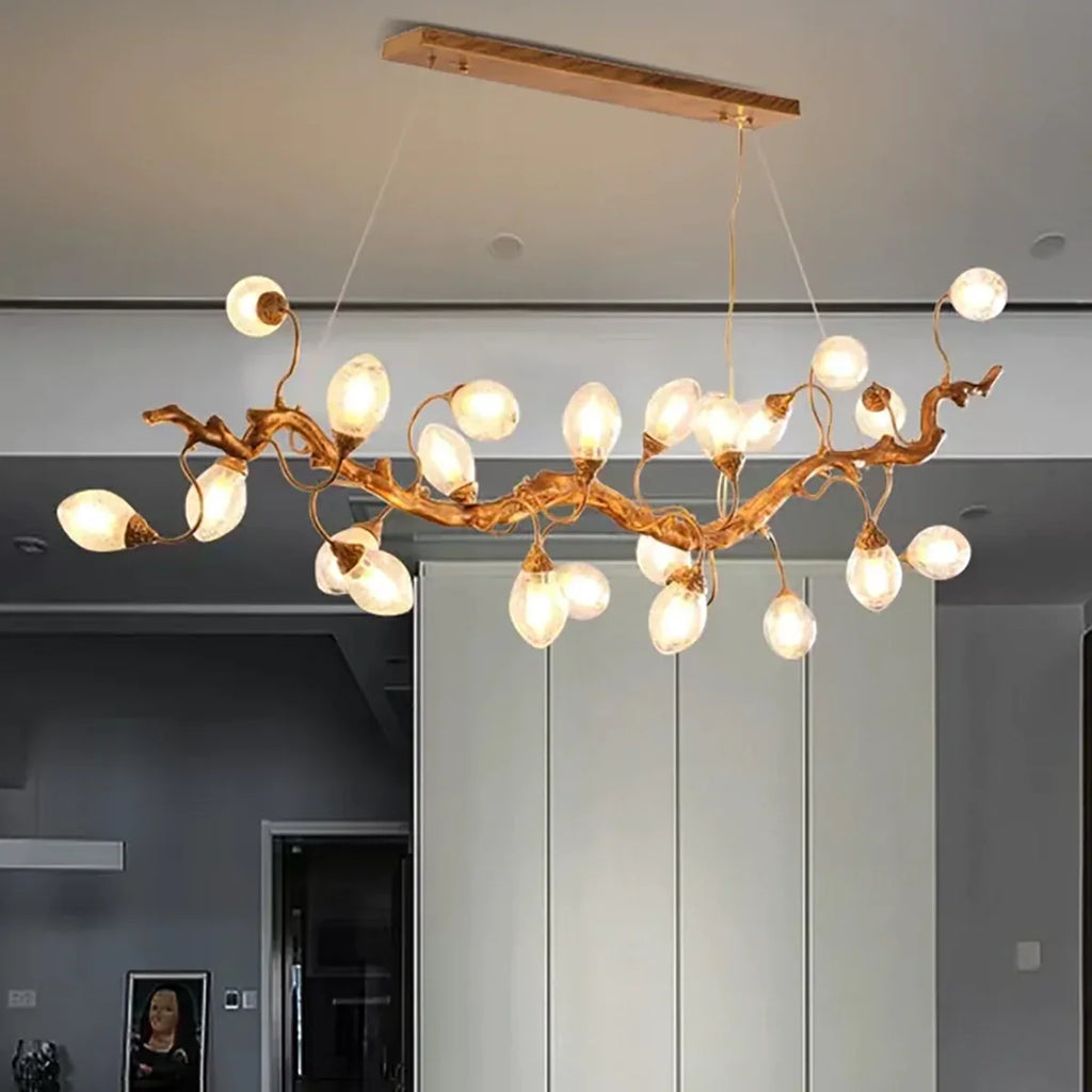 Glass Egg Art Clear Bubble Chandelier for Dining Room/Kitchen Island/Living Room
