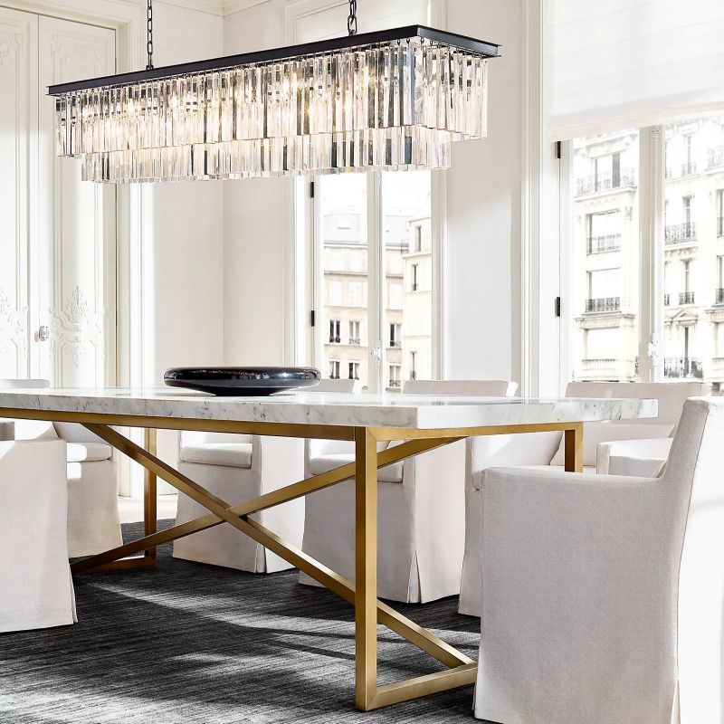 Lyndore Tiered Rectangular Chandelier