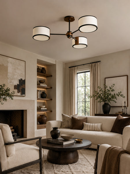 Fervay Fabric Flush Mount