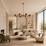 Fervay Metal Round Chandelier