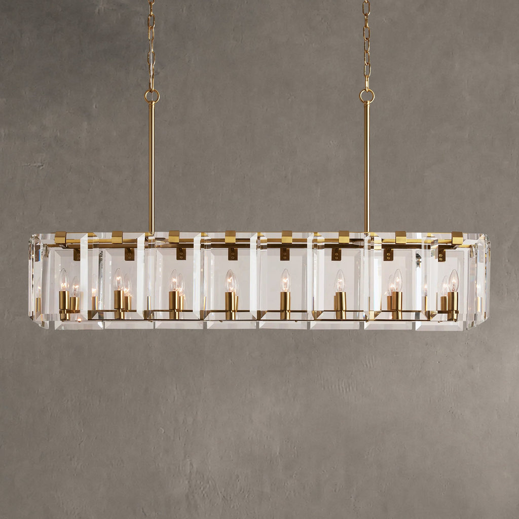 Amarelle Rectangular Chandelier 12/16 Light
