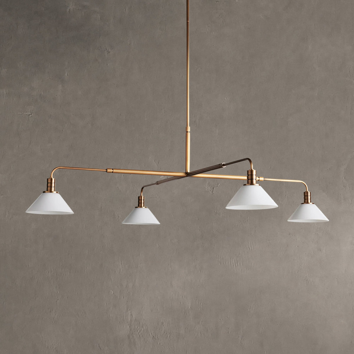 Torvane Glass Round Chandelier 30'' 52''