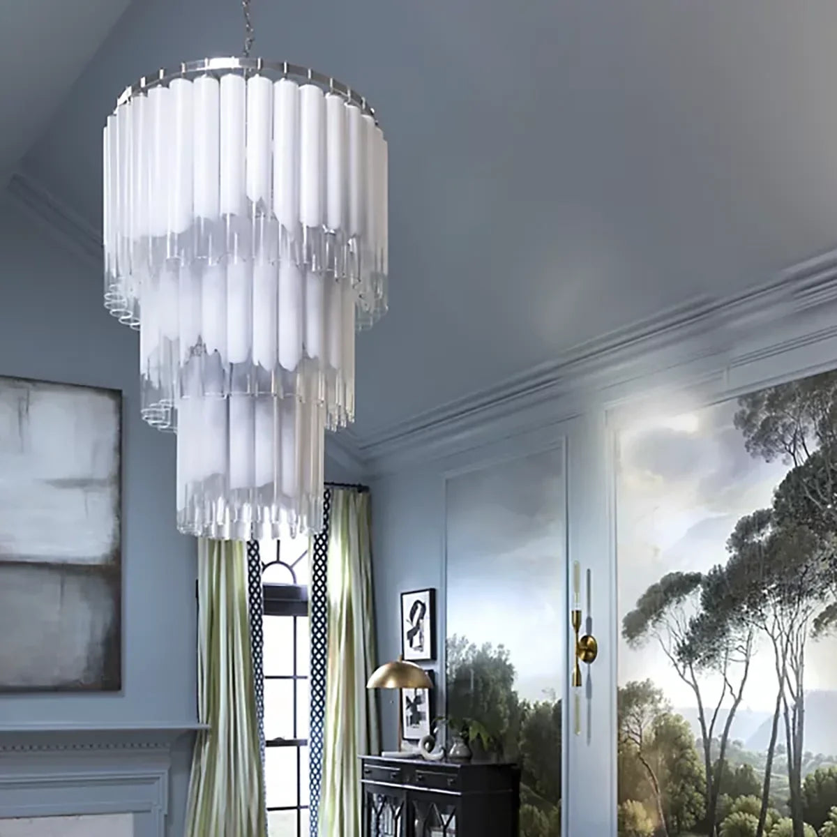 Calmoxve Morna 3-Tier Round Chandelier 31"