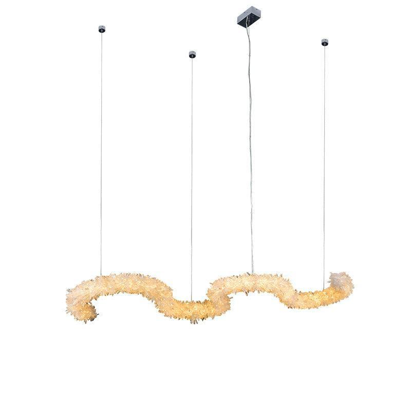 Spiral Rock Crystal Dining Room Creative Chandelier