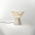 Franta Modern L Alabaster Living Room Table Lamp Besides Bed