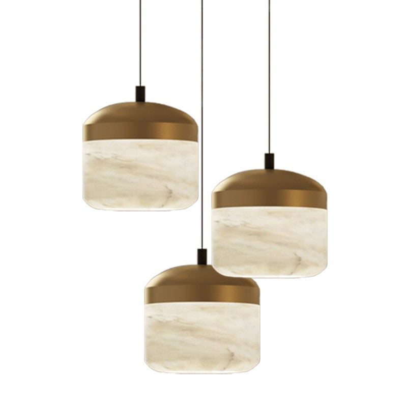 Modern Alabaster Pendant Lamp For Staircase, Kitchen Pendant Light
