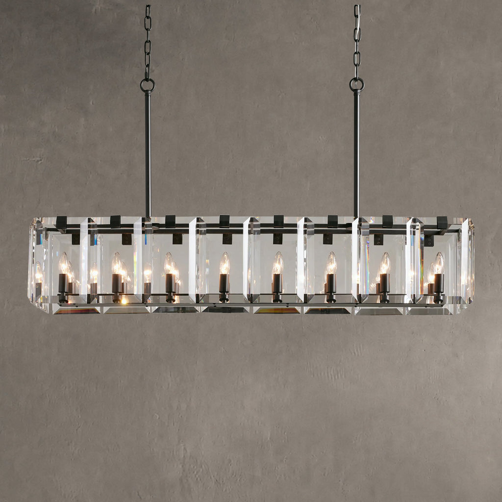 Amarelle Rectangular Chandelier 12/16 Light