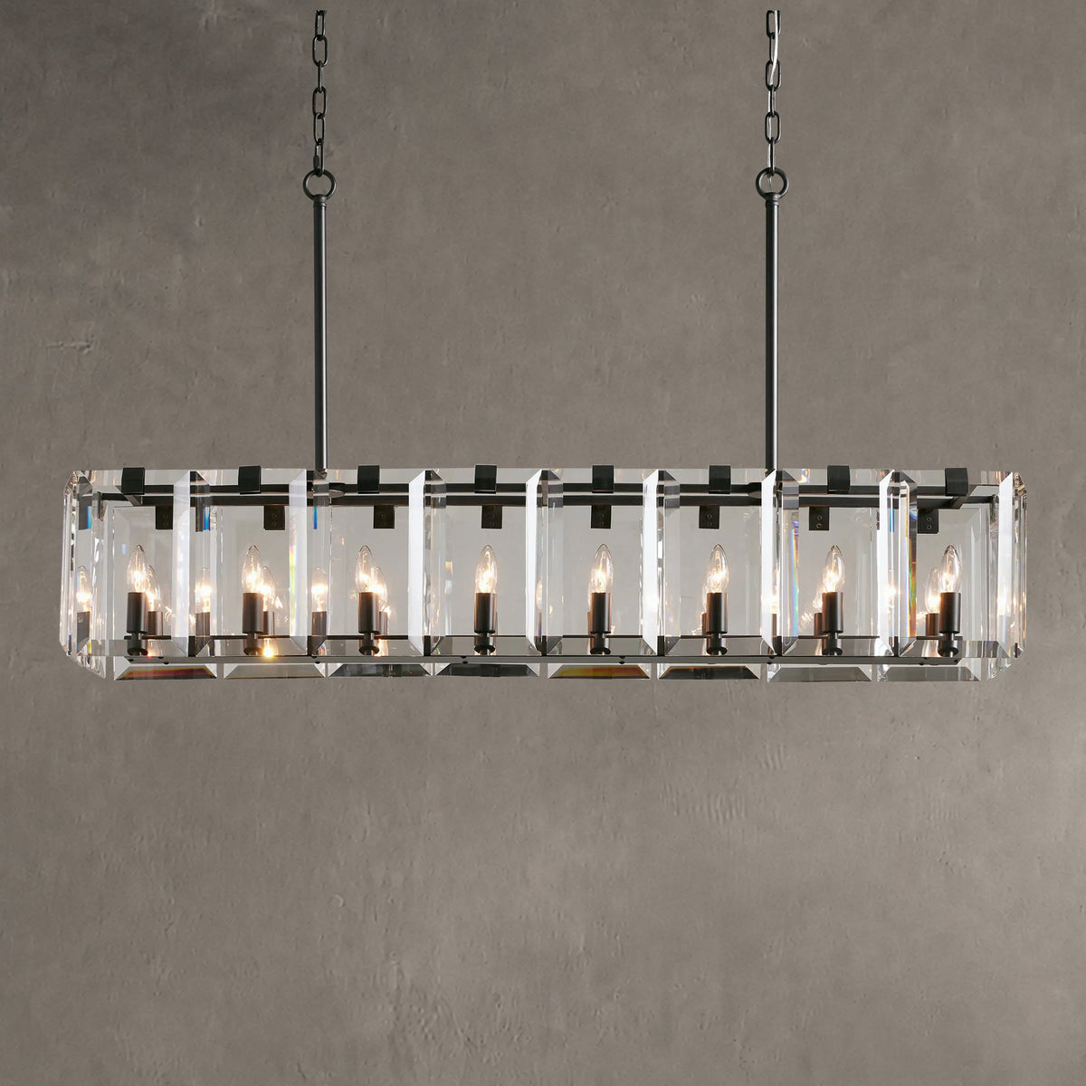 Amarelle Rectangular Chandelier 12/16 Light