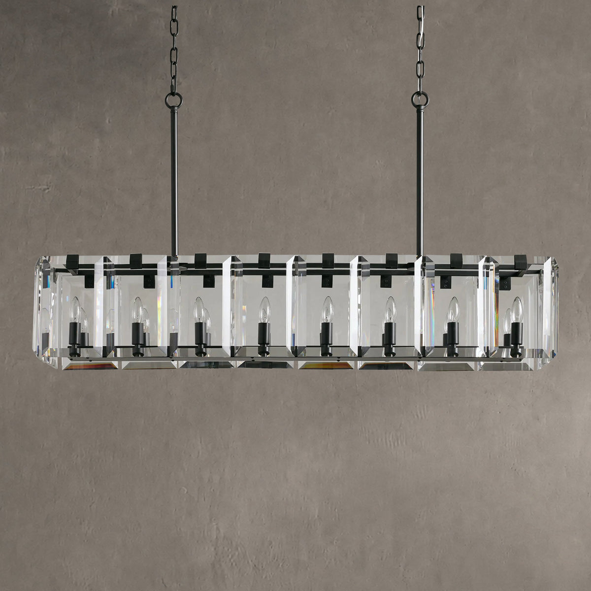 Amarelle Rectangular Chandelier 12/16 Light