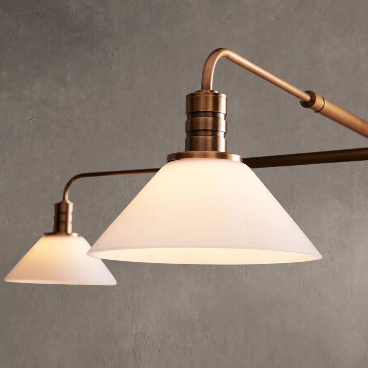 Torvane Glass Round Chandelier 30'' 52''