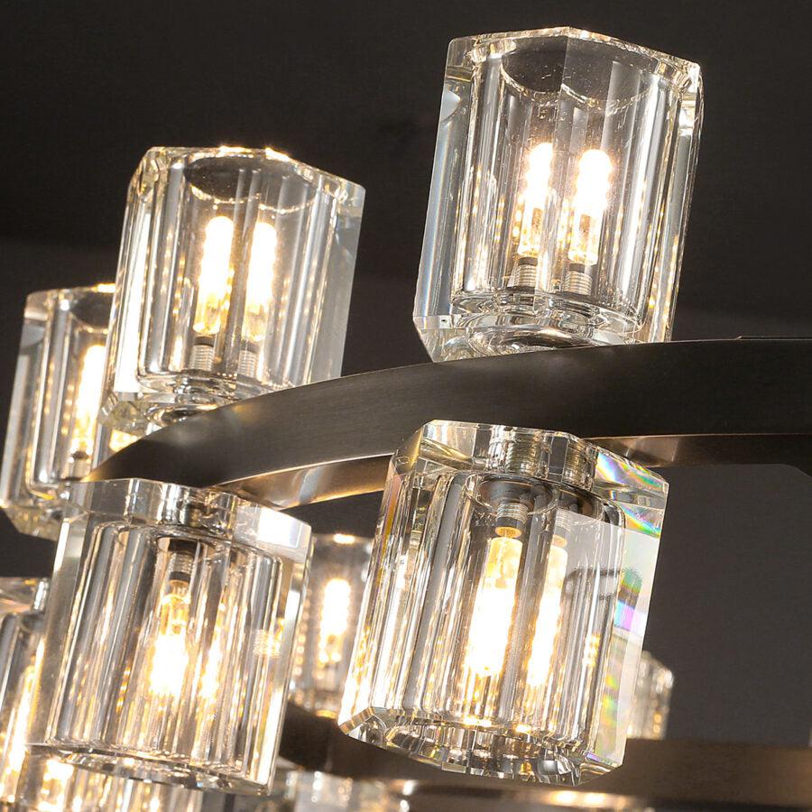 Arcachen Crystal Round Chandelier 48"