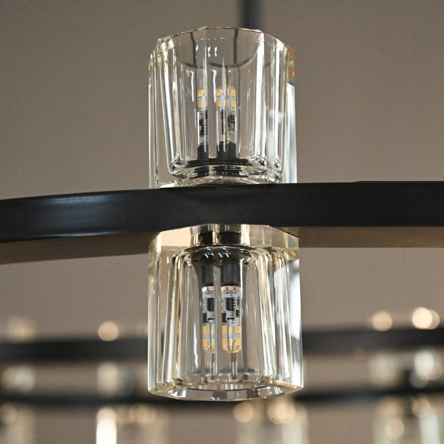 Arcachen Crystal Round Chandelier 36"
