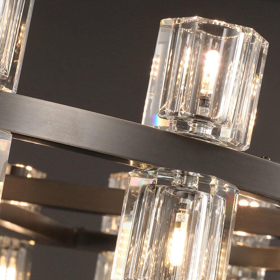 Arcachen Crystal Round Chandelier 48"