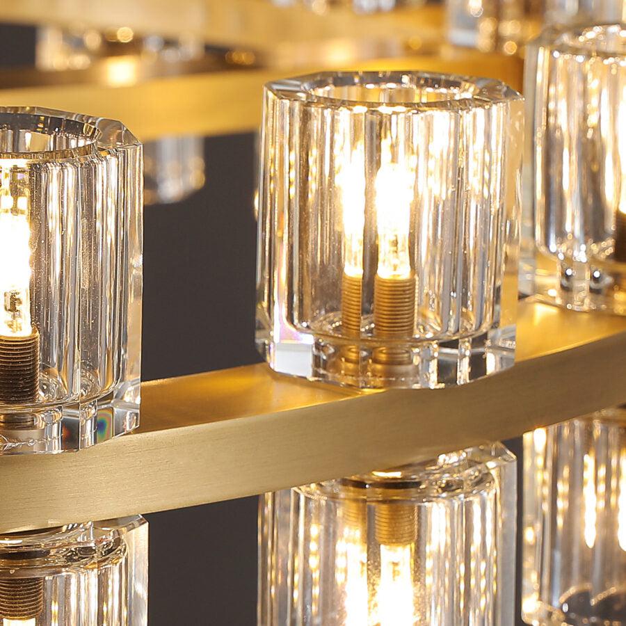 Arcachen Crystal Round Chandelier 60"