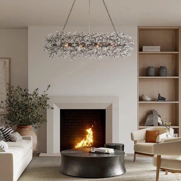 Roselle Oval Chandelier 62''74''
