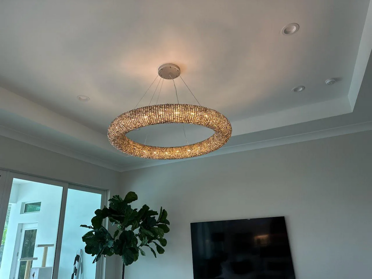 Halos Crystal Round LED Chandelier 32"41''59''72''