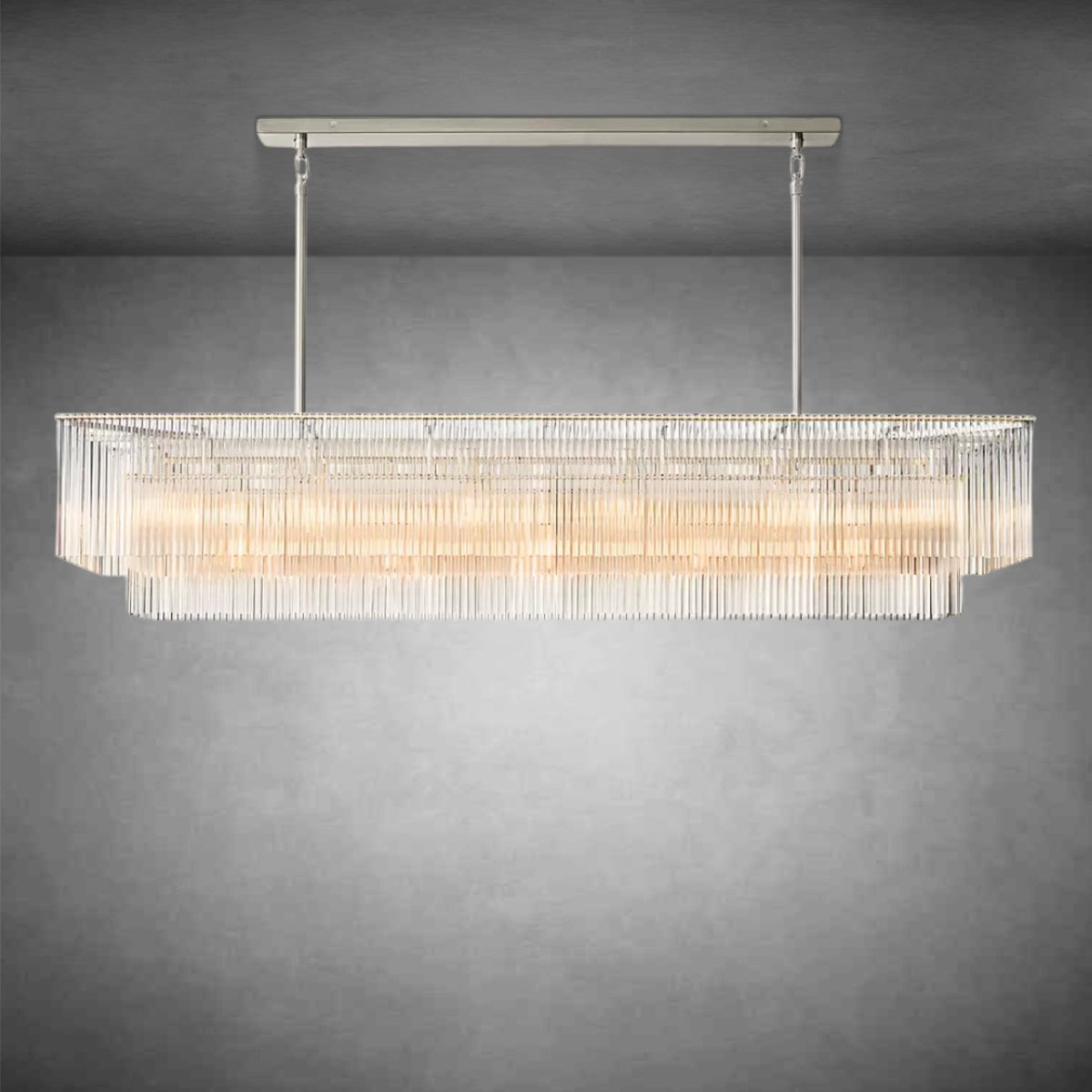 Amadeon Rectangular Chandelier 72"