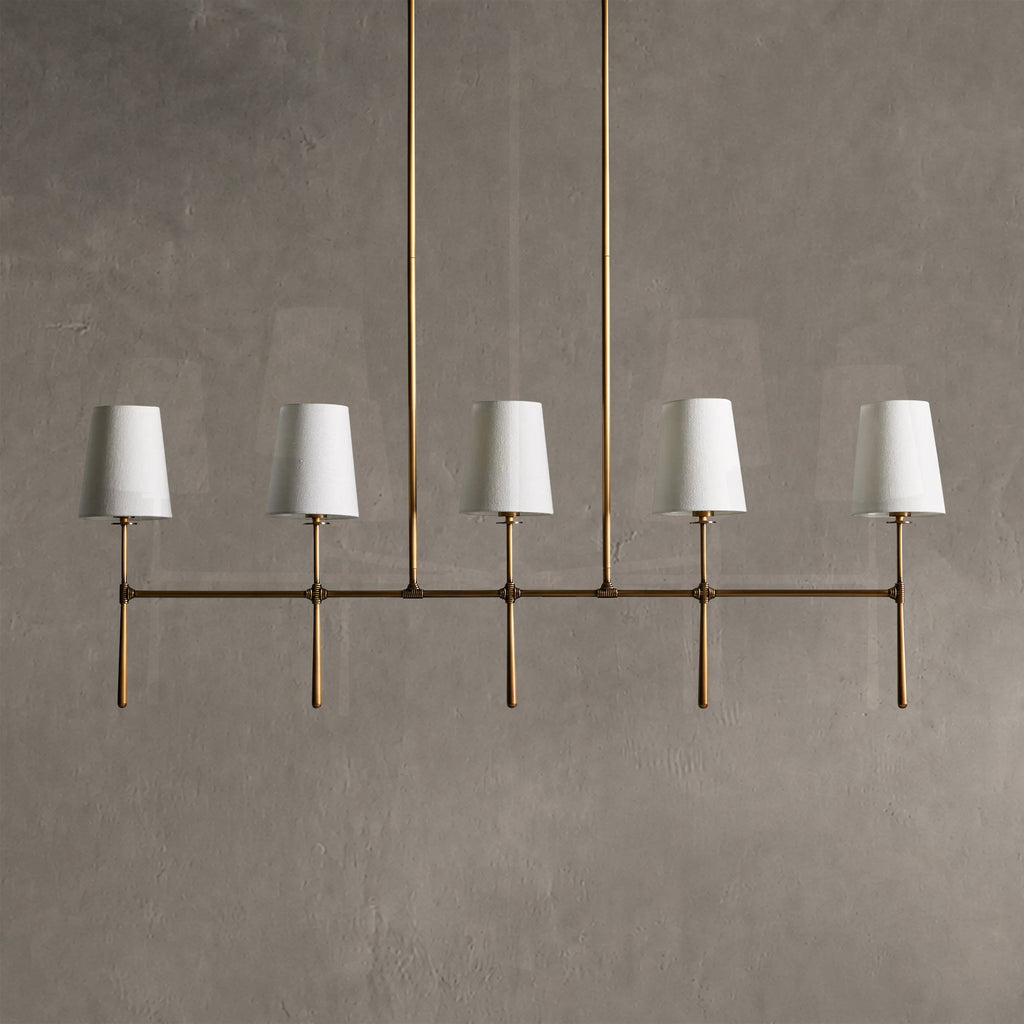 Rhovane Linear Chandelier 5 Light / 6 Light