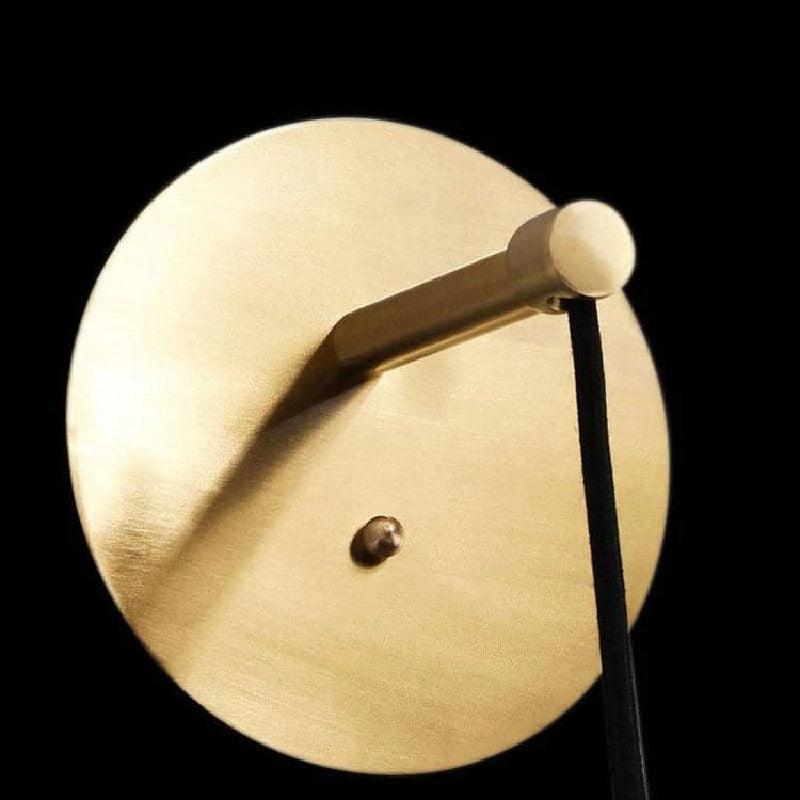 Zora Faceted Crystal Brass Wall Sconce