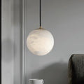 Hansa Alabaster Ball Pendant Light, Island Mini Pendant Light