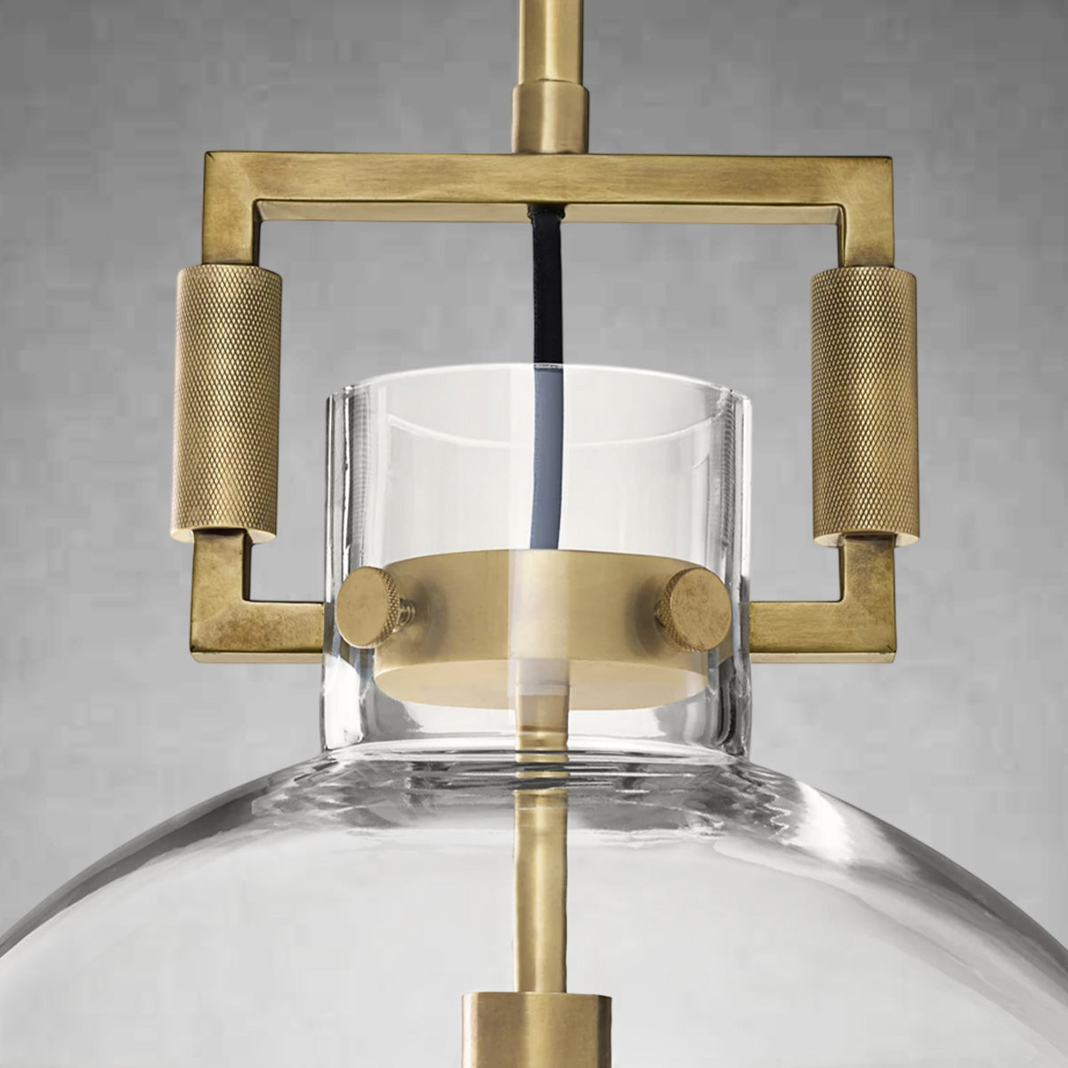 Machine Glass Globe Pendant