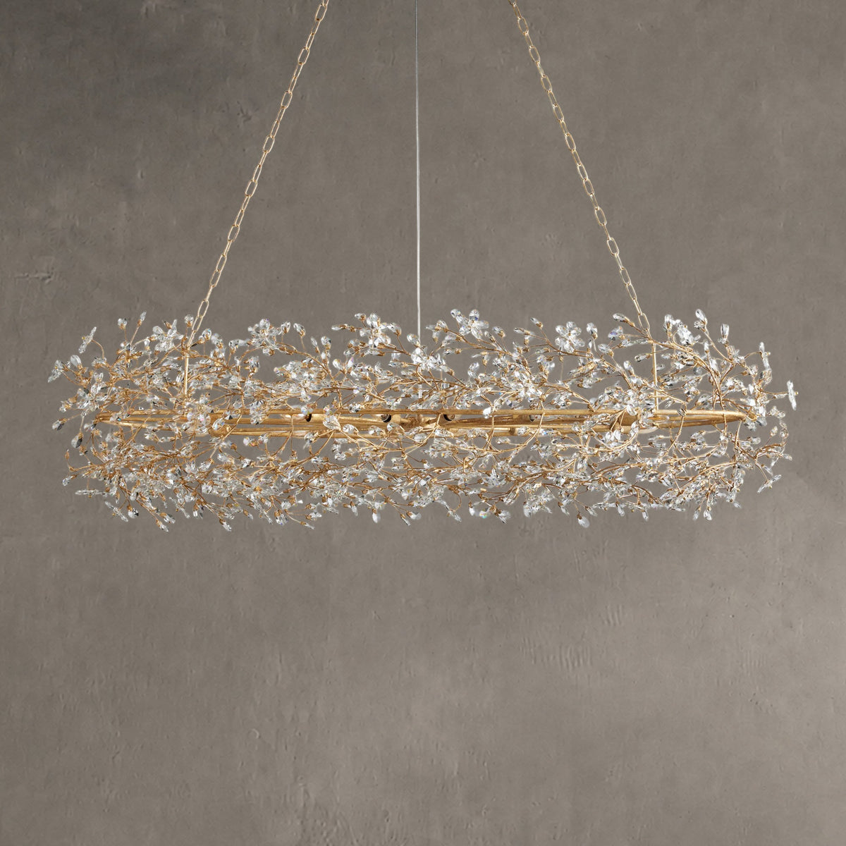 Roselle Oval Chandelier 62''74''