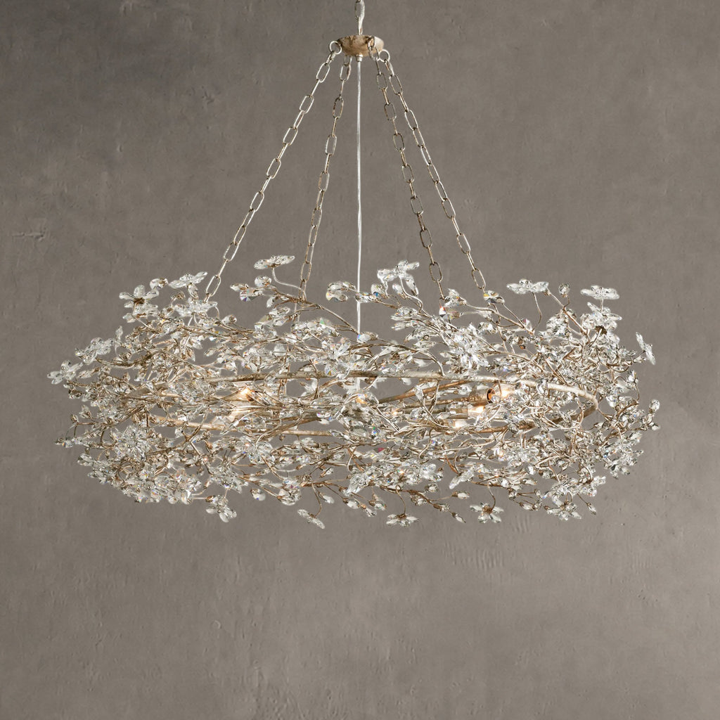 Roselle Crown Chandelier 39" 48" 60"