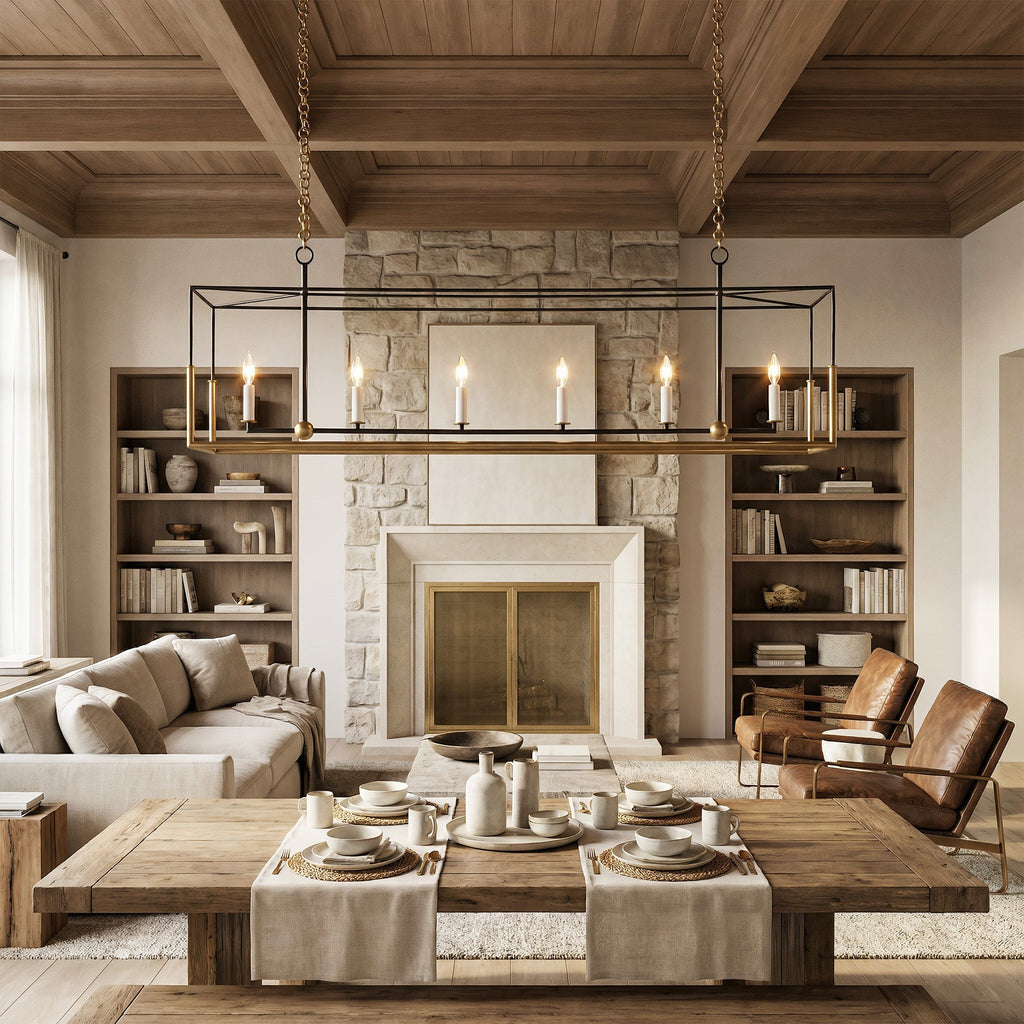 Holvane 6-Light Linear Chandelier