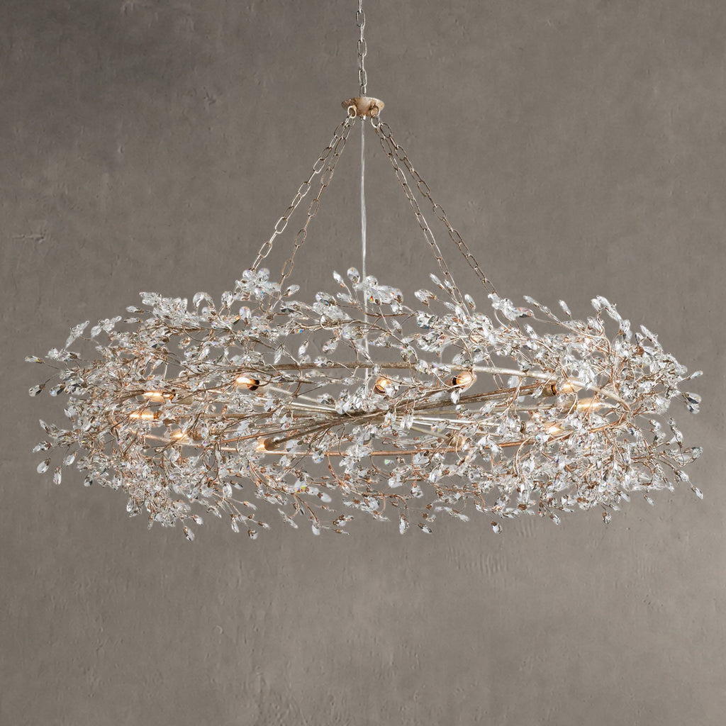 Roselle Crown Chandelier 39" 48" 60"