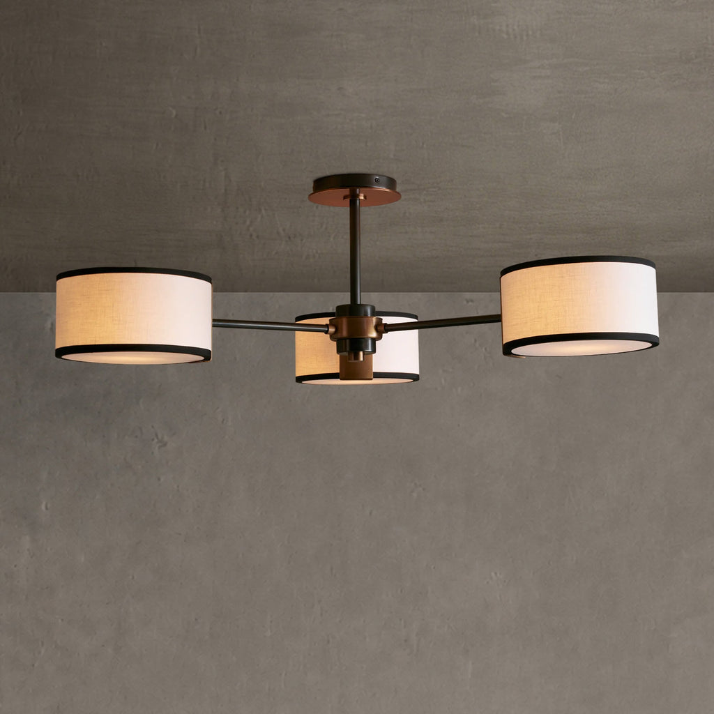 Fervay Fabric Flush Mount