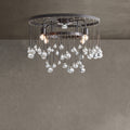 Aurelle Crystal Ball Flush mount