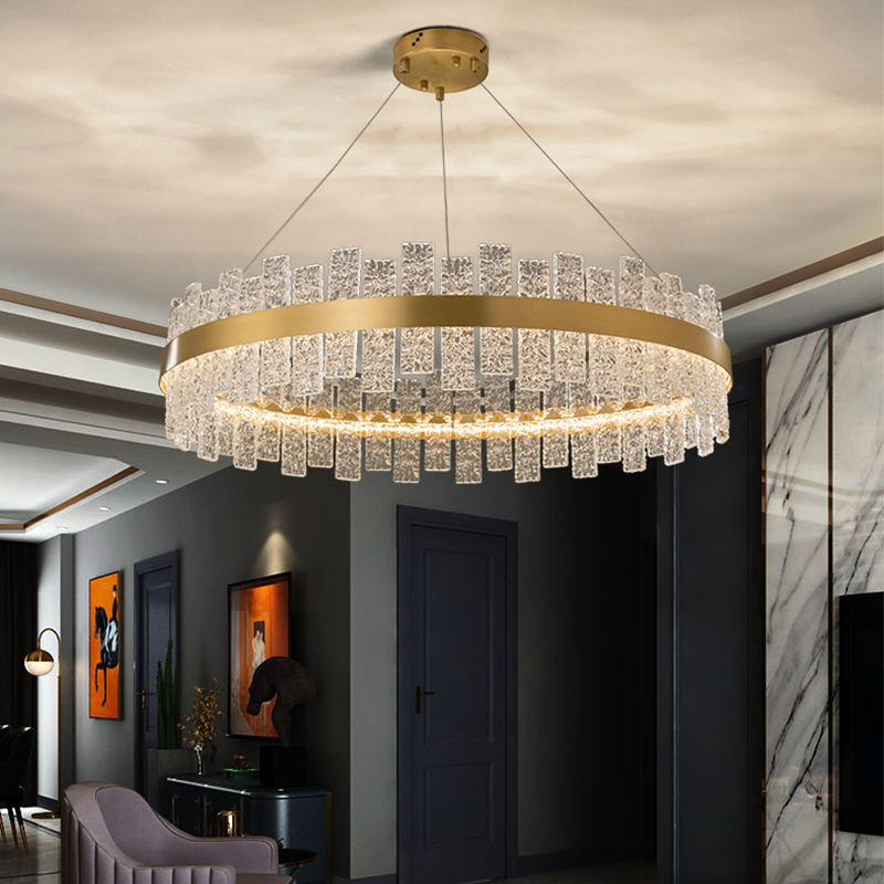 Post Modern Round Chandelier