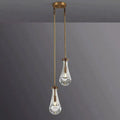 Raindrop Round Chandelier 2-Light 5''