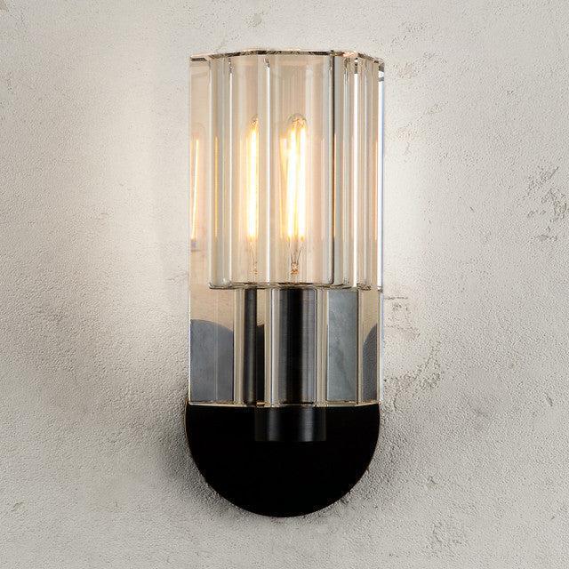 Arcachen Crystal Wall Sconce 9"H