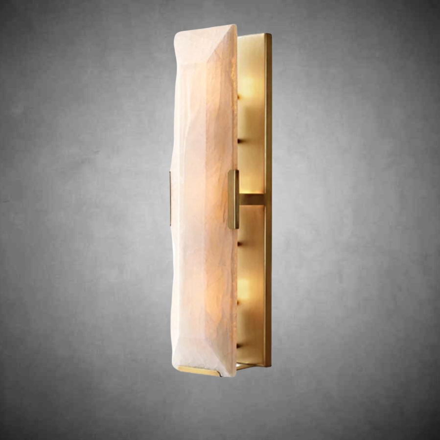 Harlew Calcite Linear Sconce
