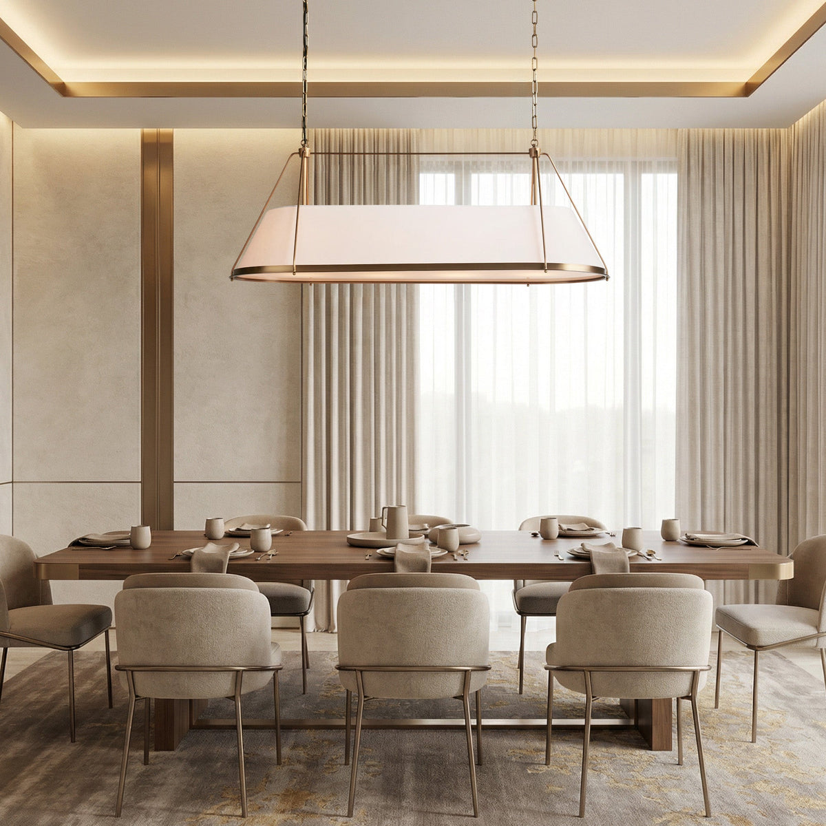 Shelvane Linear Chandelier
