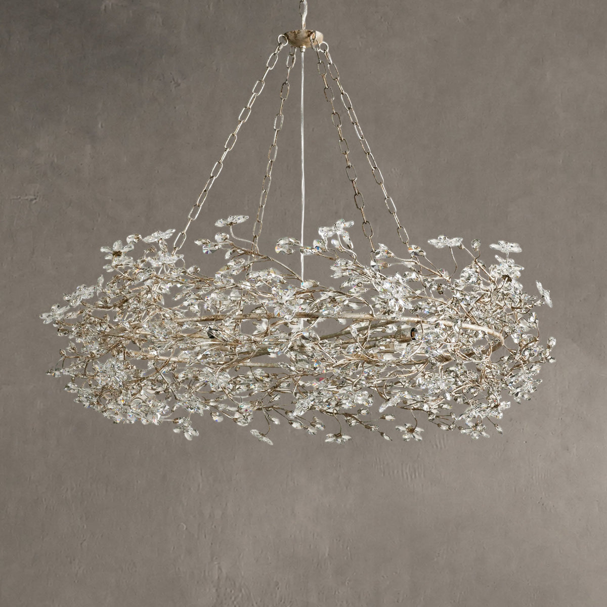 Roselle Crown Chandelier 39" 48" 60"