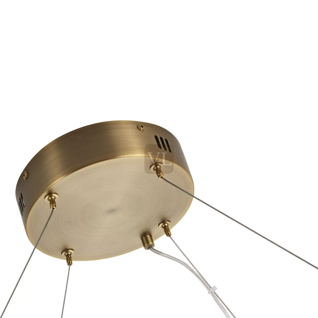 Alabaster Bead LED Pendant Light