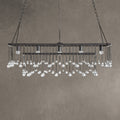 Aurelle Crystal Ball Rectangular Chandelier 47'' 60''