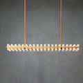 Arcachen Crystal Rectangular Chandelier 72"